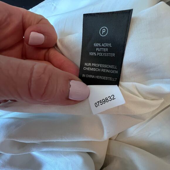 MAISON D'AMELIE TWEED STRAIGHT PLAID MINI SKIRT FRONT POCKETS SIZE 6 - Picture 9 of 9